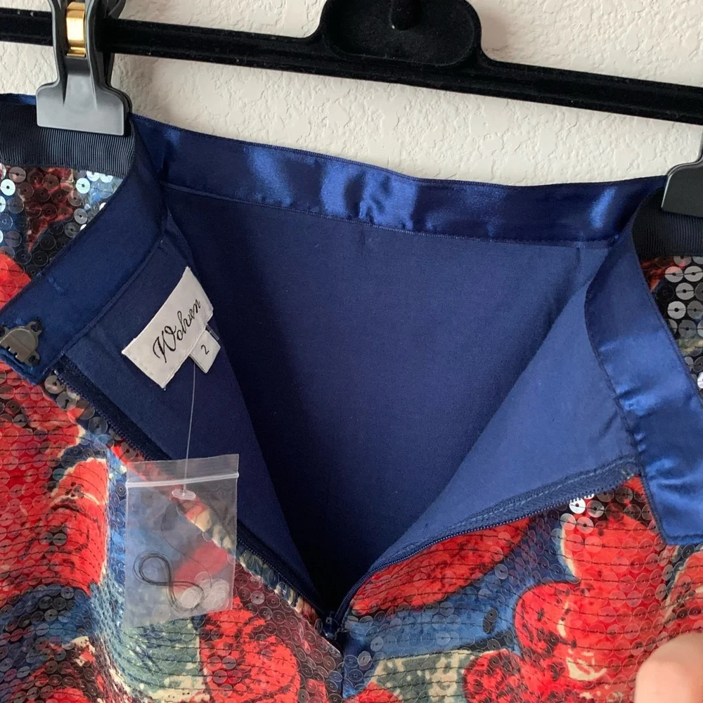 Anthropologie sequin pencil skirt